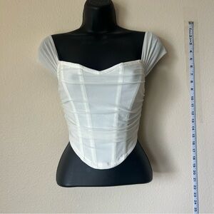 White Off Shoulder Blouse